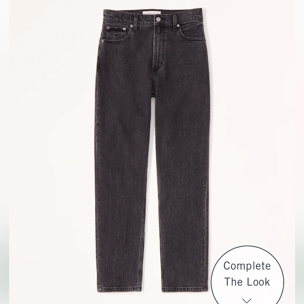 A&F High Rise Mom Jeans